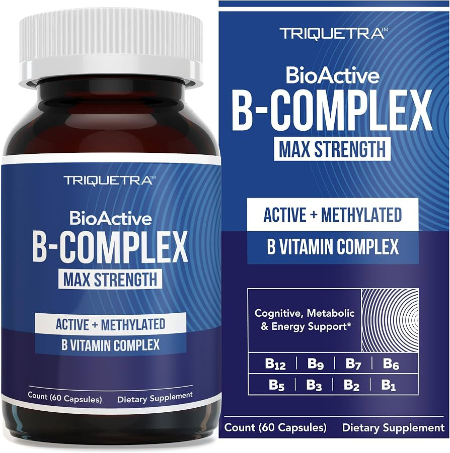 BioActive Vitamin B Complex - Blood Stream Ready, Methylated B Complex - Featuring Methylfolate, ... | Amazon (US)