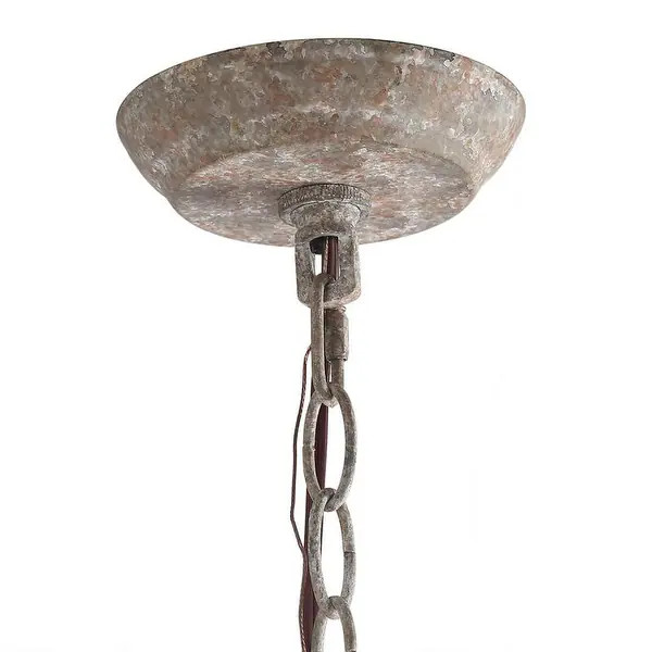 Fello Farmhouse 6-Light French Country Wooden Chandelier - D29.5" x H24.5" - D29.5" x H24.5" | Bed Bath & Beyond