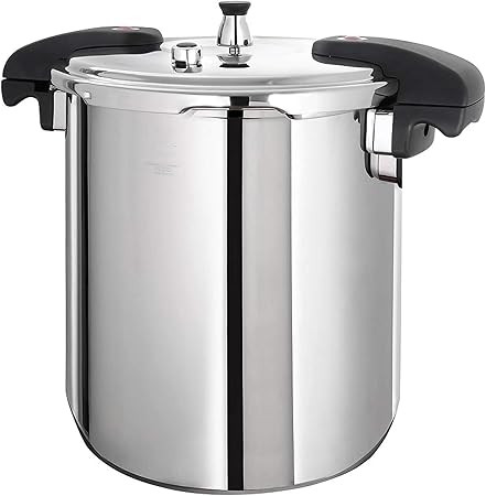 Buffalo Pressure Cooker 21 Qt Stainless Steel - Large Canning Pot with Lid for Home, Commercial U... | Amazon (US)