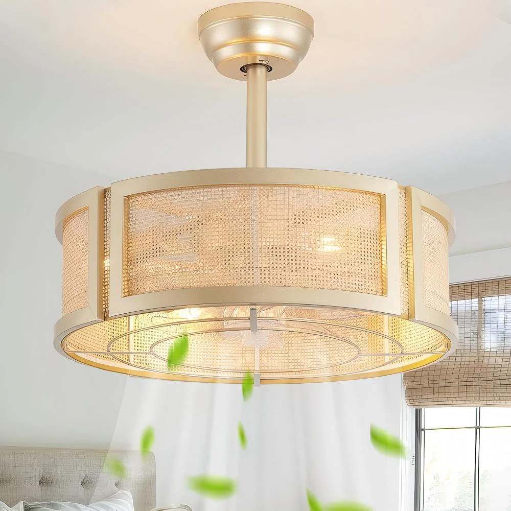 Blashford 19.6" Remotely Controlled Industrial Ceiling Fan with Integrated Lighting Kit | Wayfair North America