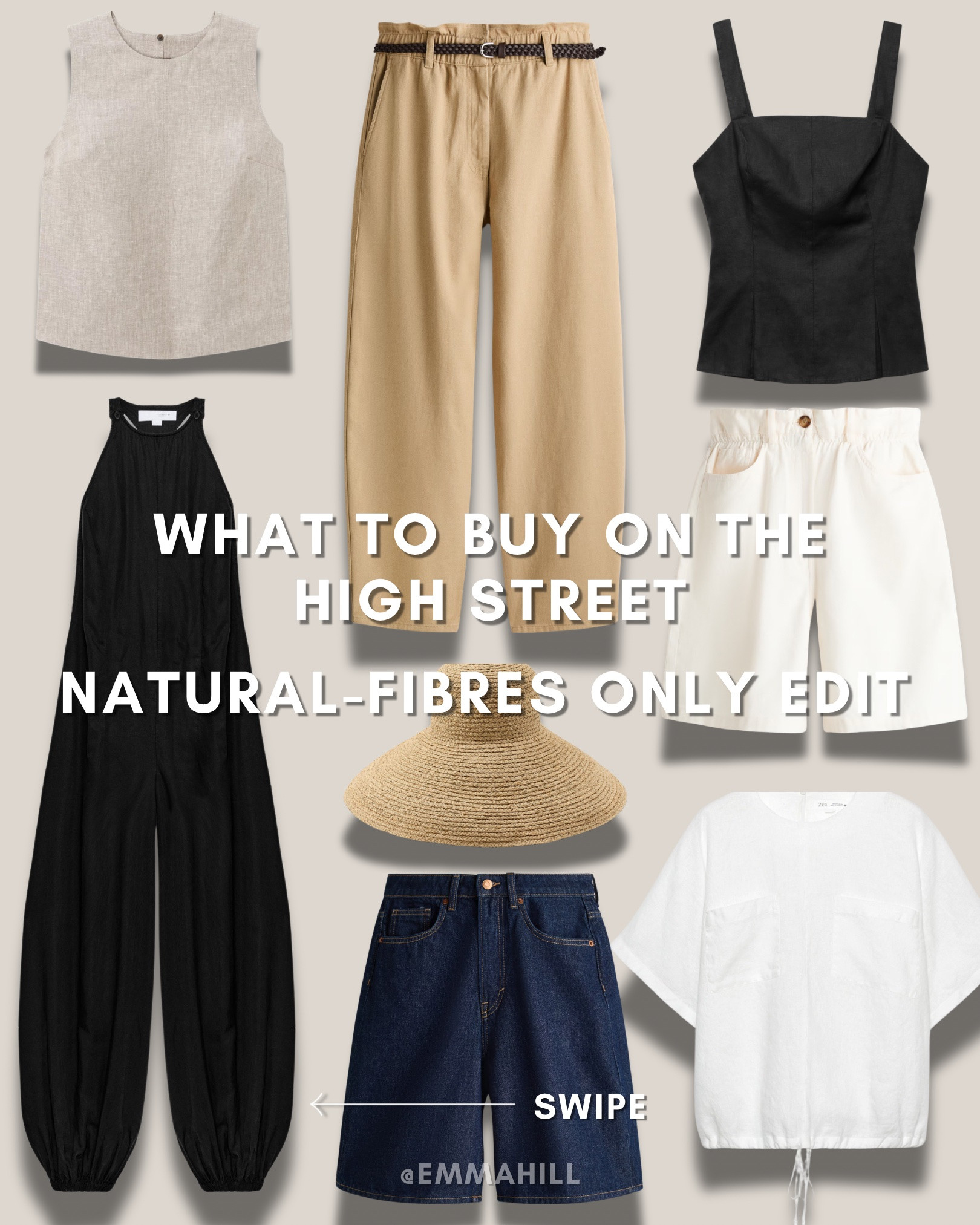 What’s new on the High Street - Natural Fibres ONLY edition 🙌🏼

Natural fibres are the most practical for Summer as they will keep you cool and comfortable so I’ve spent some time going through a few of my favourite high street retailers to find pieces that are only made from natural fibres, no poly blends.

This was harder than it may seem because a lot of brands like to use poly blends and unfortunately many brands still use polyester lining 🫠 Those subscribed to my YouTube channel will know how that irks me 🙃 I wanted to include Mango in this round-up but unfortunately I couldn’t find enough pieces that were 100% natural fibres, lining included.

#LTKsummer #LTKuk #LTKeurope
