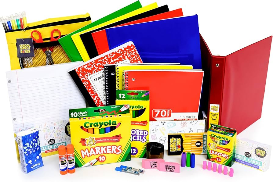 Elementary School Essentials Back to School Kit - School Supplies Bundle - 47 Pieces | Amazon (US)