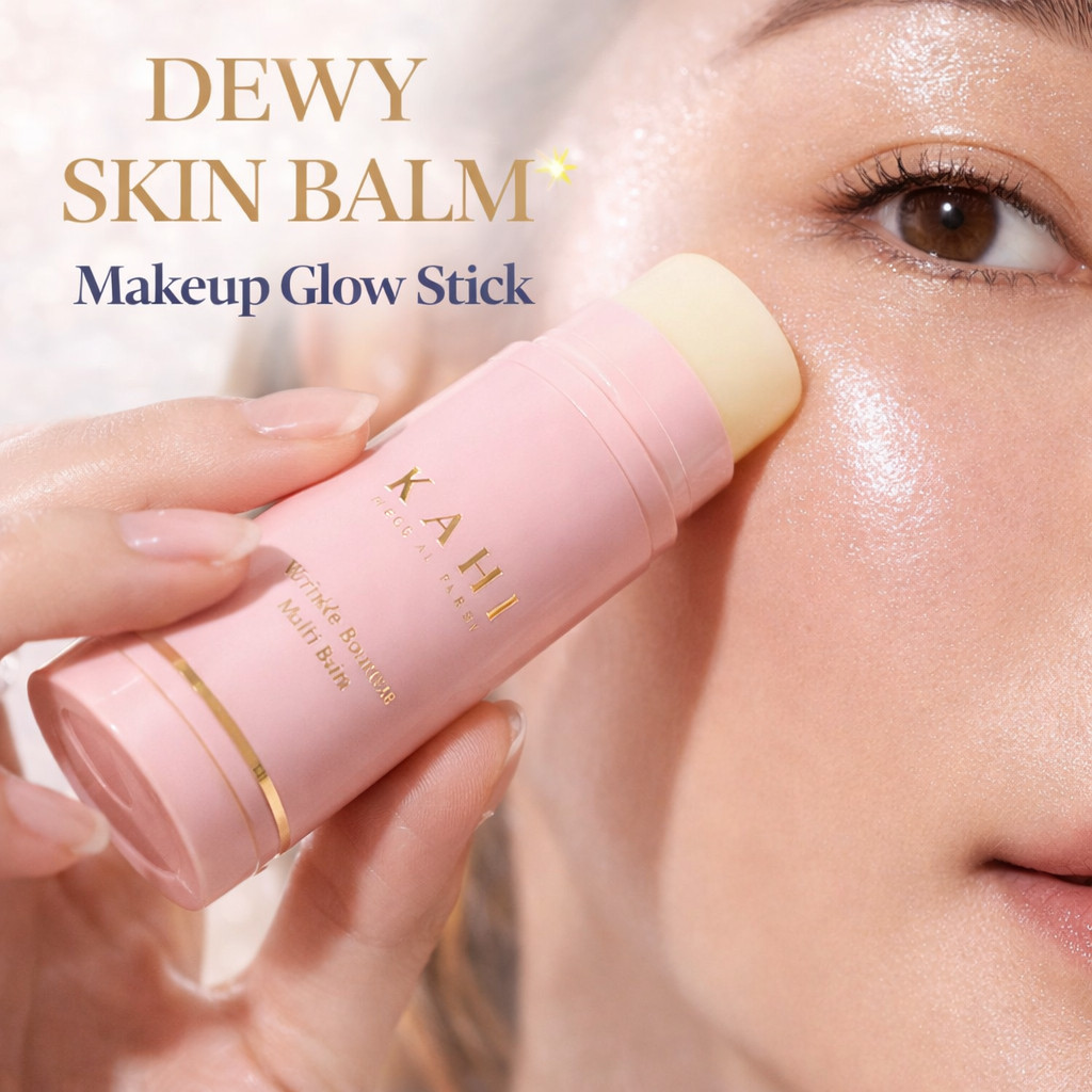 This viral Korean multi balm stick is the secret to dewy, glowing makeup. The KAHI Wrinkle Bounce Balm adds instant hydration and shine to cheeks, lips, and under-eyes while smoothing fine lines. A K-beauty glow stick used over makeup for glass-skin radiance and touch-ups.

#Kahi #DewySkin #MakeupGlow #GlassSkinMakeup #KBeautyFinds #GlowStick #KoreanMakeup #HydratingBalm #RadiantSkin #MakeupTips 

 #LTKselfcare #LTKBeauty