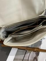 'Magen' Flower Emboss Messenger Bag with Top Handle | Goodnight Macaroon