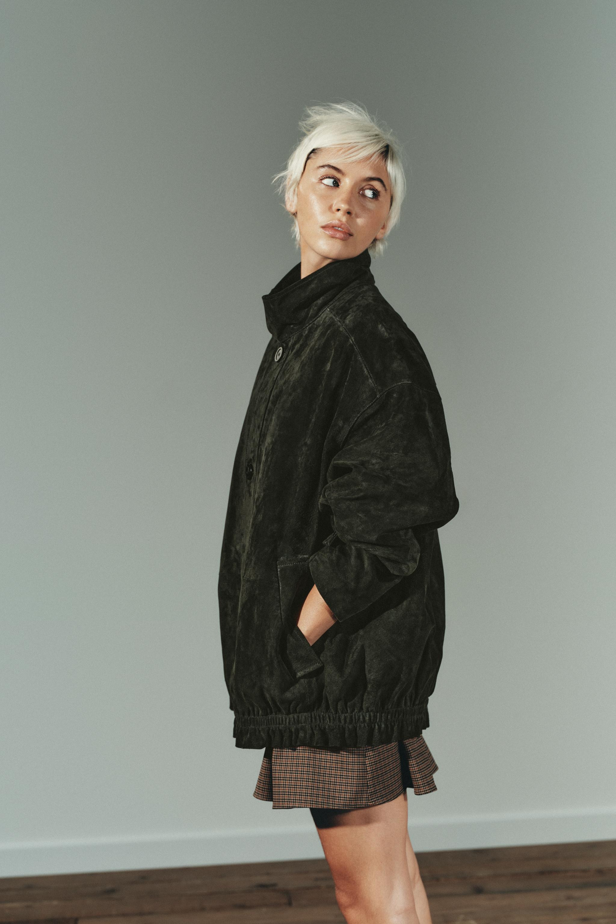 100% SUEDE LEATHER JACKET | Zara UK