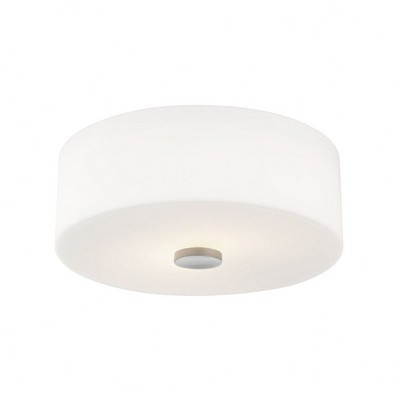 Mitzi Sophie 3 - Light Flush Mount in  Polished Nickel Opal Acid-Etched Shade | Target