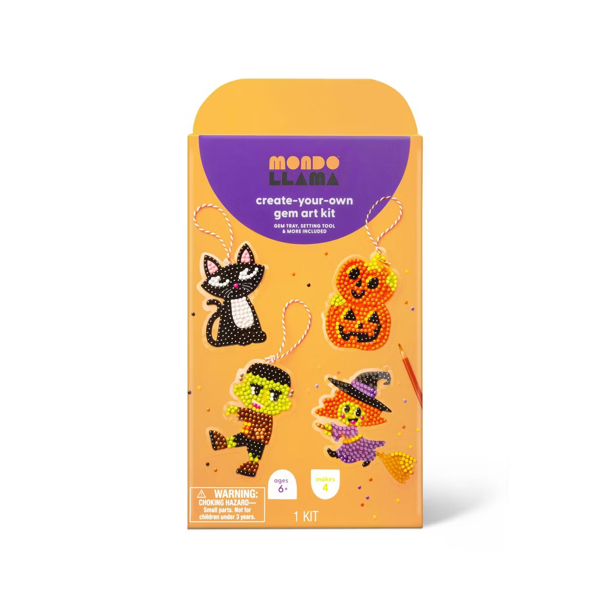 Halloween Gem Art DIY Art Kit - Mondo Llama™ | Target