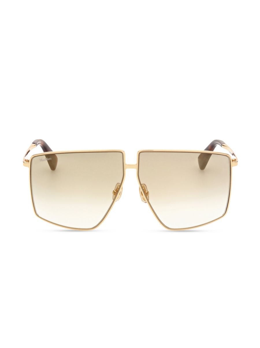 64MM Geometric Sunglasses | Saks Fifth Avenue