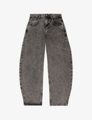 MAJE - Barrel-leg relaxed-fit high-rise denim jeans | Selfridges.com | Selfridges