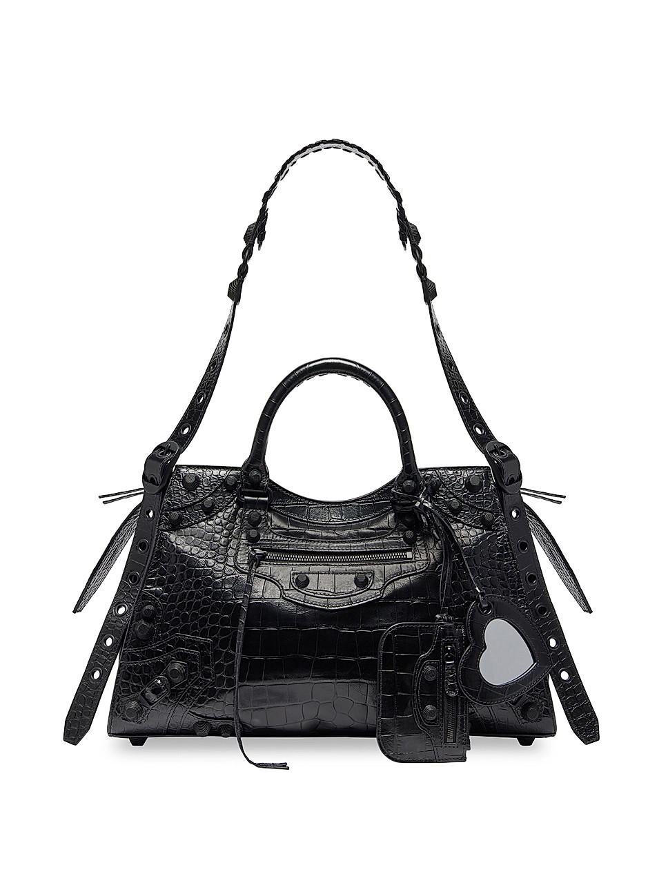 Neo Cagole City Top Handle Handbag Crocodile Embossed | Saks Fifth Avenue