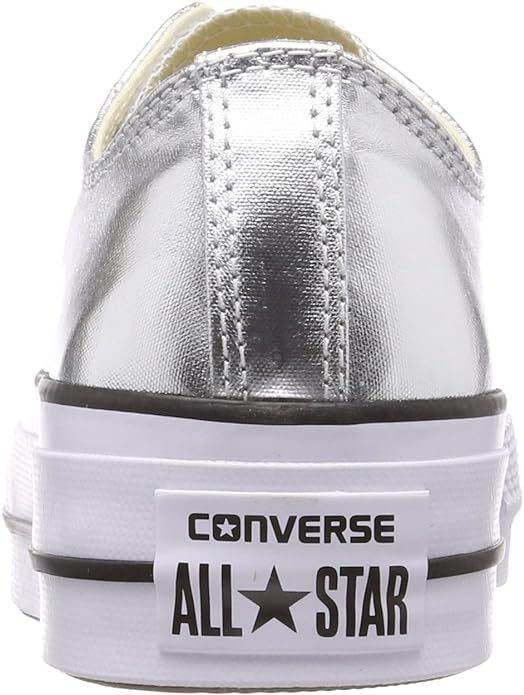 Converse Women's Chuck Taylor All Star Metallic Platform Low Top Sneaker | Amazon (US)