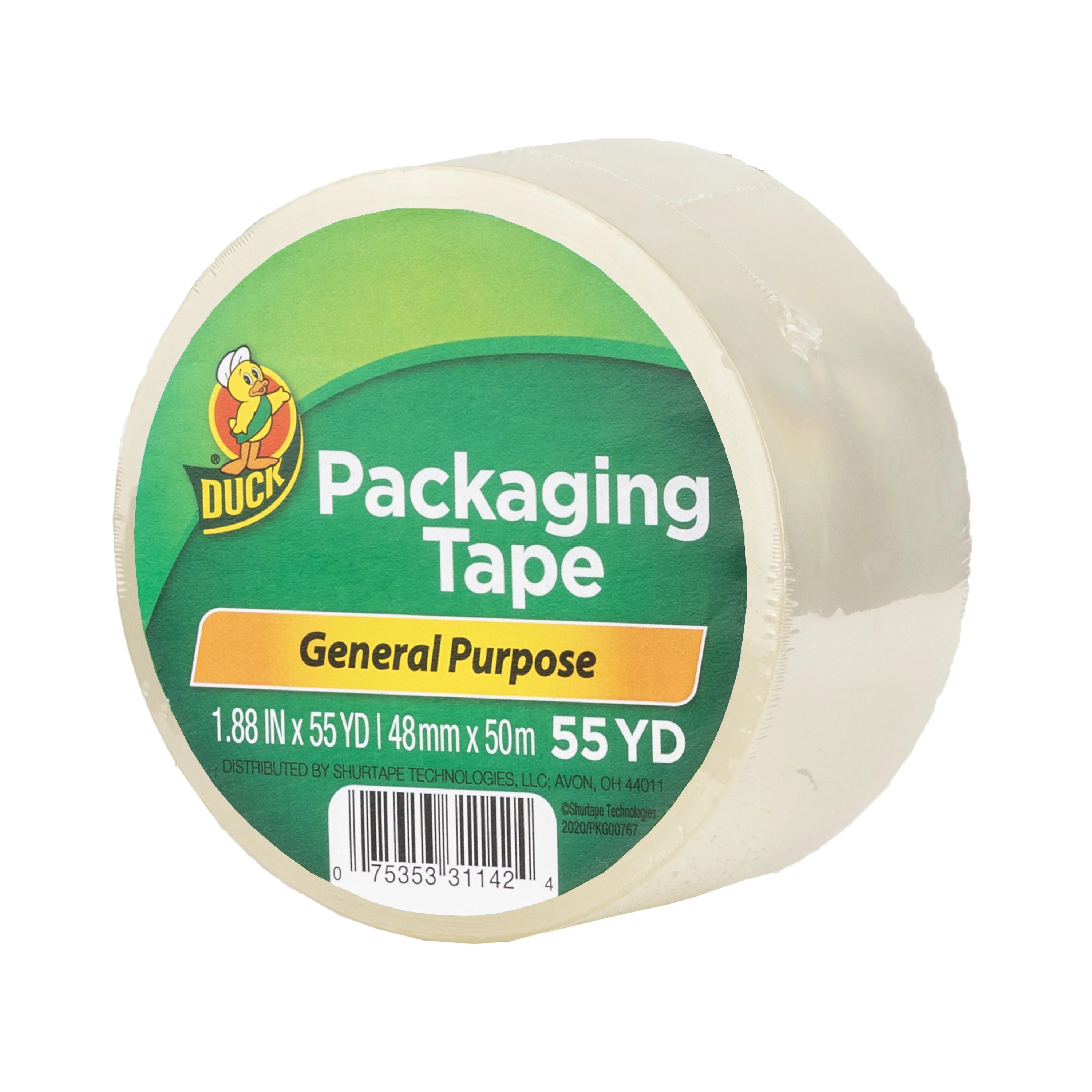 Duck Brand General Purpose Packing Tape, Clear, 1.88 in. x 55 yd. | Walmart (US)