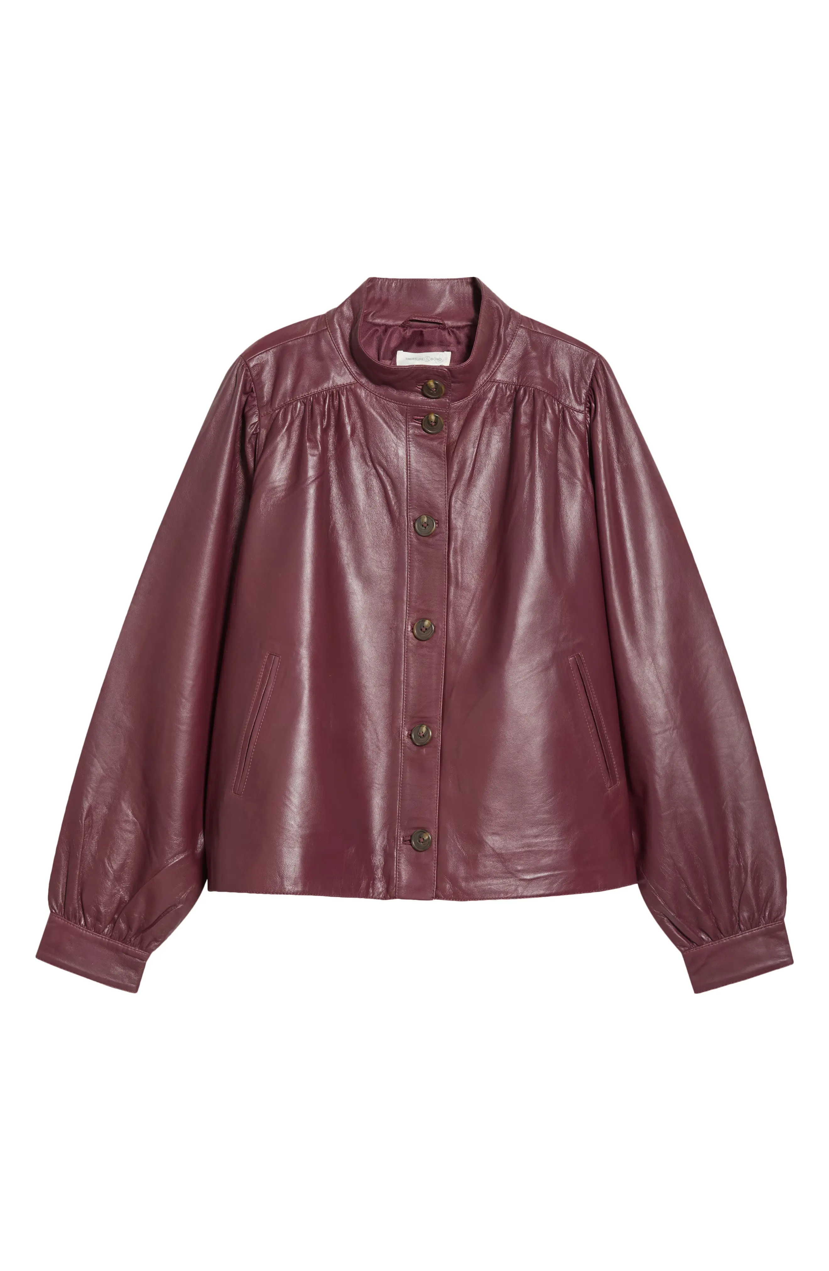 Leather Swing Jacket | Nordstrom