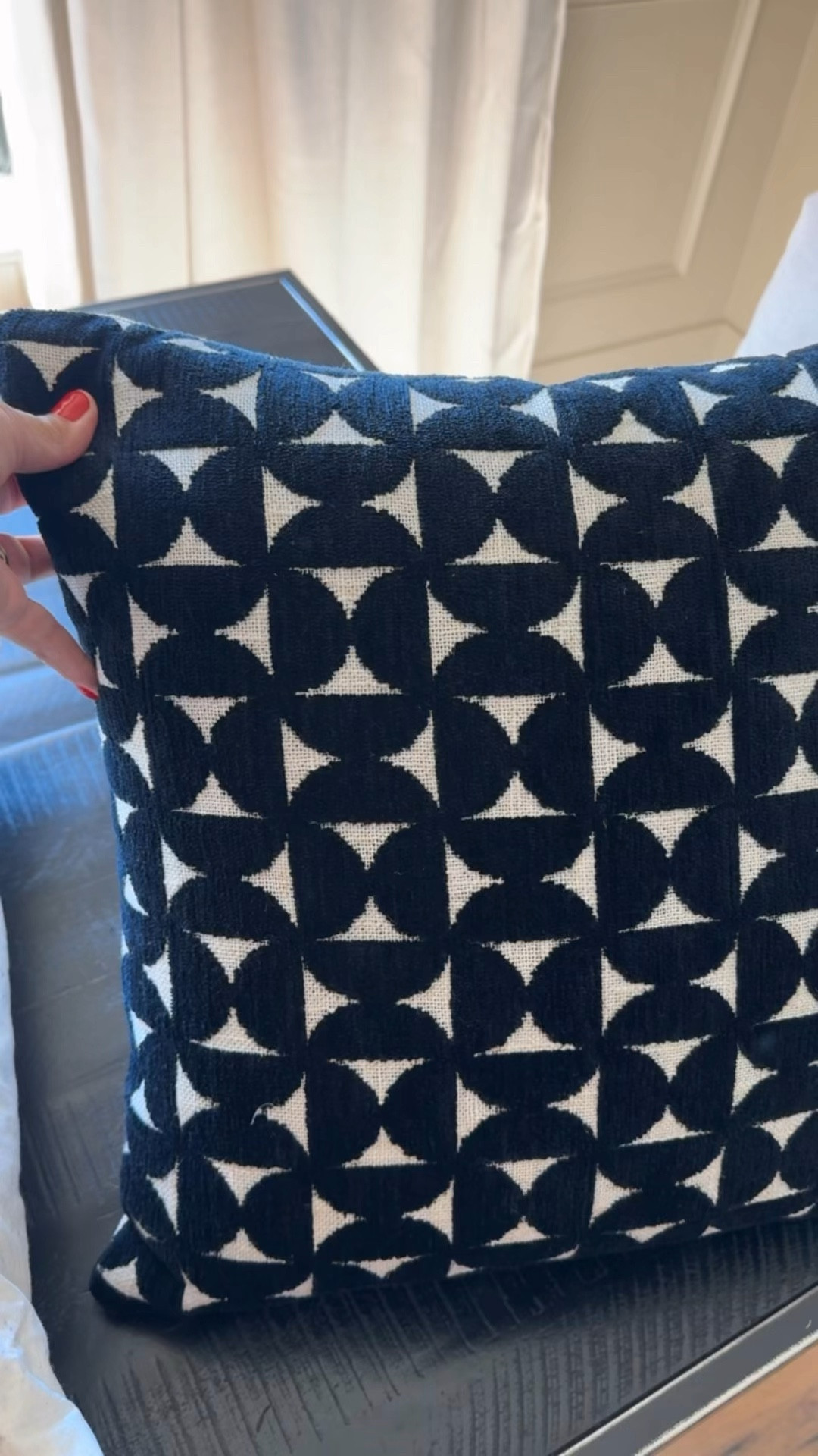 I ALWAYS do this with all my throw pillows and it does make a difference. I size up 2” for the insert. This is an 18” pillow cover and I replaced the insert with a 20” insert.  It’s all in the details 😍. 

#LTKFindsUnder50 #LTKHome