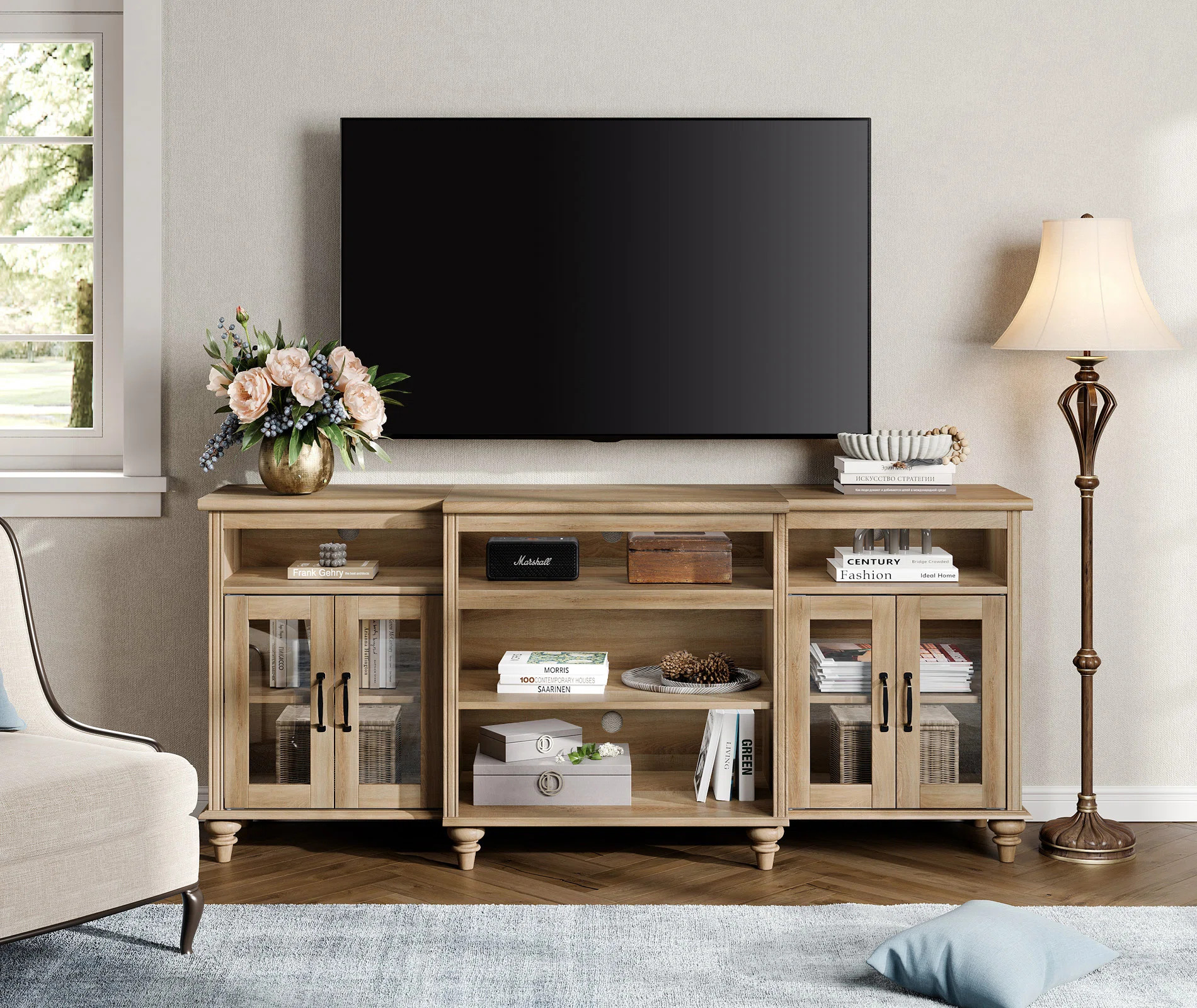 Scarlett 69.8'' TV Stand with Storage | Wayfair North America