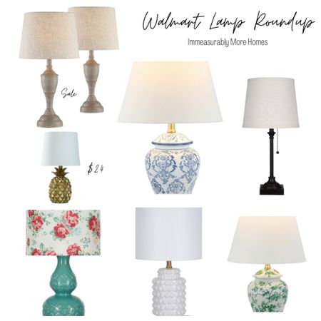 Walmart Lamp Roundup

#LTKfindsunder100 #LTKhome