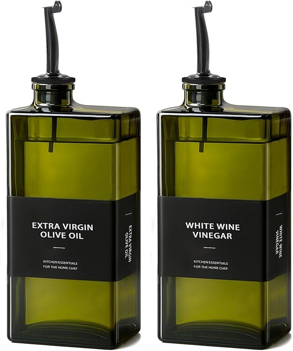 Olive Oil Dispenser Bottle for Kitchen- 16.9oz Oil Bottles UV Protection, Oil and Vinegar Dispens... | Amazon (US)