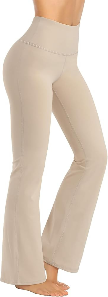 Promover Bootcut Yoga Pants for Women High Waist Dress Pants Flare Leggings 29" 31" 33" Workout P... | Amazon (US)