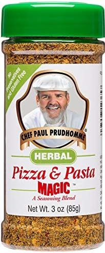 Chef Paul Prudhomme's Magic Seasoning Blends ~ Pizza & Pasta Magic Herbal, 3-Ounce Bottle | Amazon (US)