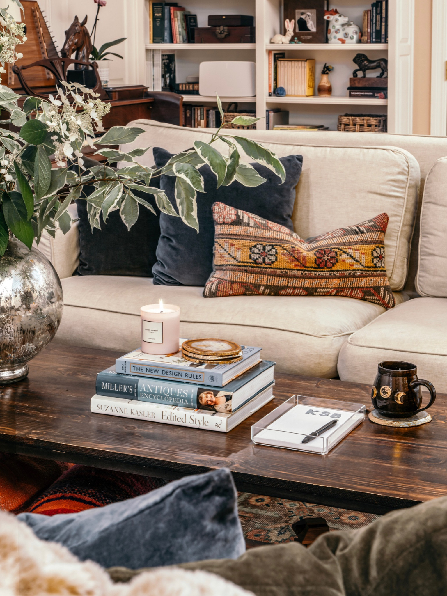 Finishing touches feel like home. Custom pillows, a stack of your favorite books and a #hotellobby candle always cozy up your space.

#LTKSeasonal #LTKhome #LTKsalealert