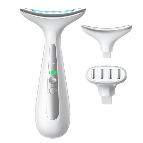AZMAVO Facial and Neck Massager for Face, Neck & Eye - Skin Lifting & Firming - Wrinkle & Dark Circle Reducer - at Home Skin Care Face Sculpting Tool and Neck Massager | Amazon (US)