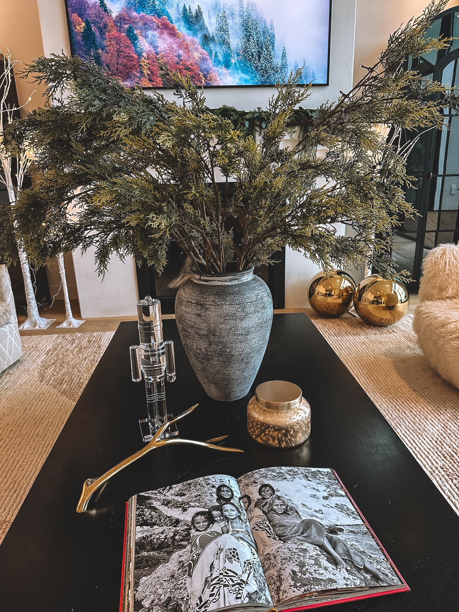 Slowly adding some holiday touches ✨🌲