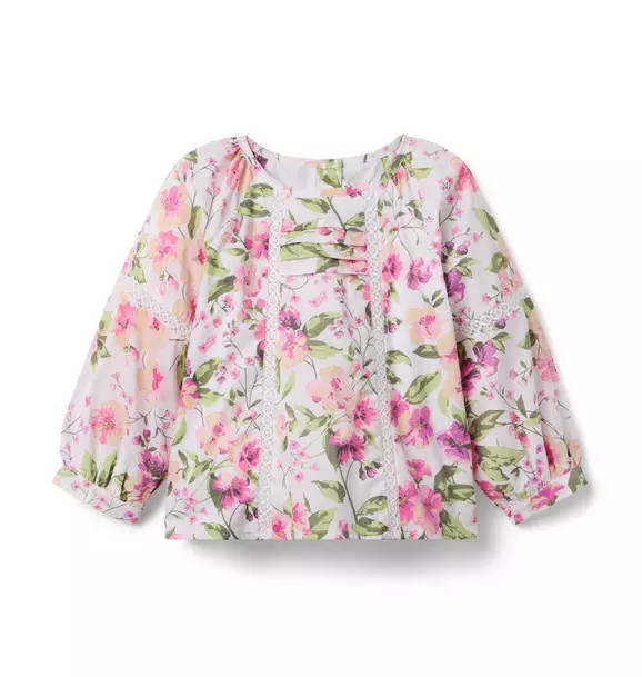 Floral Pintuck Top | Janie and Jack