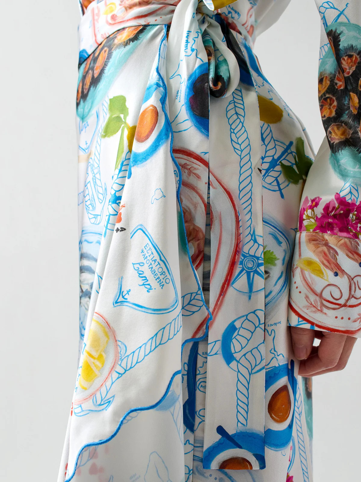 Lampi Wrap Skirt in Lunch | Over The Moon