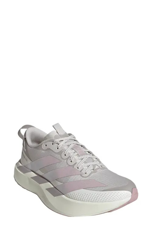 adidas ADIZERO EVO SL ATR Running Shoe in Grey One/ice Purple/white Tint at Nordstrom, Size 9.5 | Nordstrom
