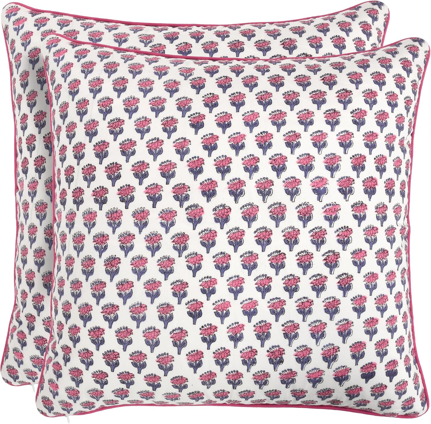 CPC Throw Pillow Covers for Couch, 20x20 Decorative Couch Pillows for Living Room, 100% Cotton Bo... | Amazon (US)