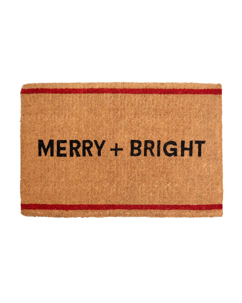 Merry + Bright Doormat | McGee & Co.
