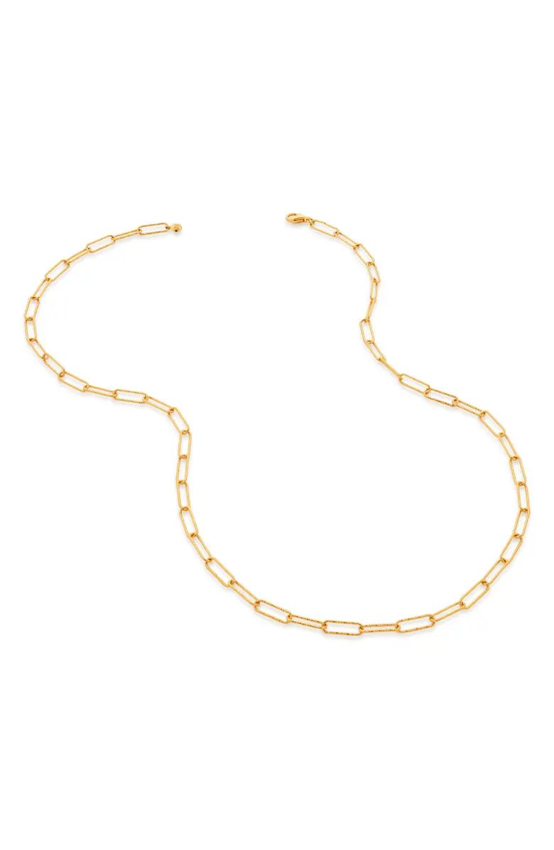 Alta Textured Chain Link Necklace | Nordstrom