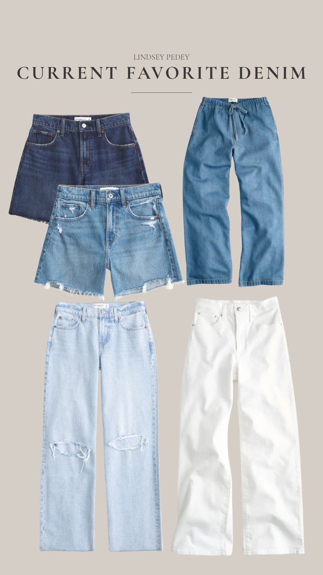 Favorite denim right now! 

Denim shorts, drawstring pants, Abercrombie, gap, Madewell, summer jeans, summer outfit

#LTKxMadewell #LTKootd