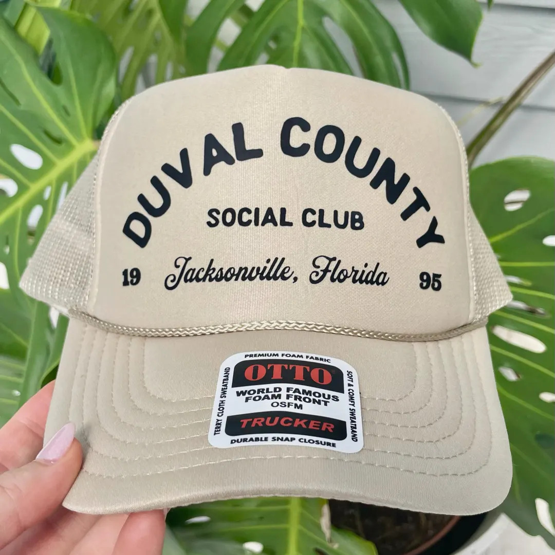 Duval County Social Club Hat, Jacksonville Florida Hat, Jaguars, Duuuval Merch, Trucker Hat Snapb... | Etsy (US)