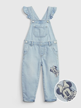 babyGap | Disney Minnie Mouse Denim Overalls with Washwell | Gap (US)