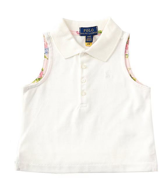 Polo Ralph Lauren Little Girls 2T-6X Sleeveless Mesh Polo Shirt | Dillard's | Dillard's