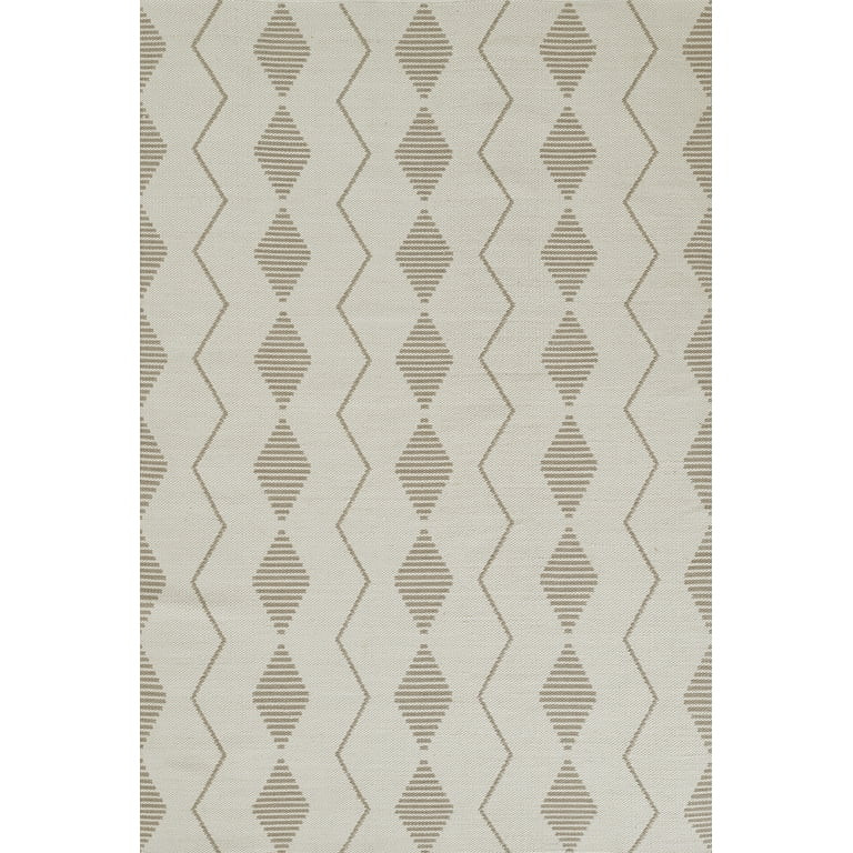 Novogratz by Momeni Malmo Diamond Hand Woven Ivory Area Rug 2' X 3' | Walmart (US)