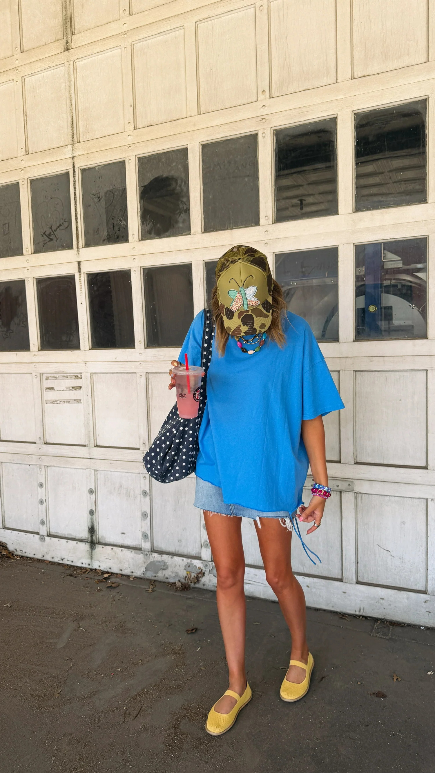 strings attached oversized tee | Etta+East