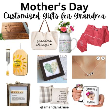Mother’s Day 
Mother’s Day gifts 
Gifts for grandma
Customized gifts 
Personalized gifts 

#LTKfindsunder50 #LTKfindsunder100 #LTKGiftGuide