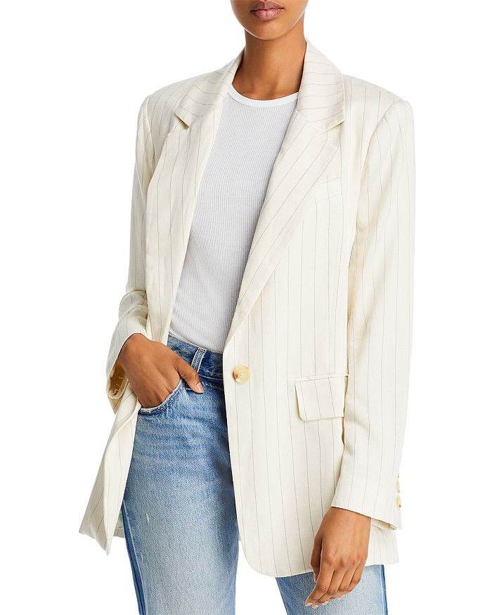 Free People Crosby Oversized Pinstripe Blazer Women - Bloomingdale's | Bloomingdale's (US)