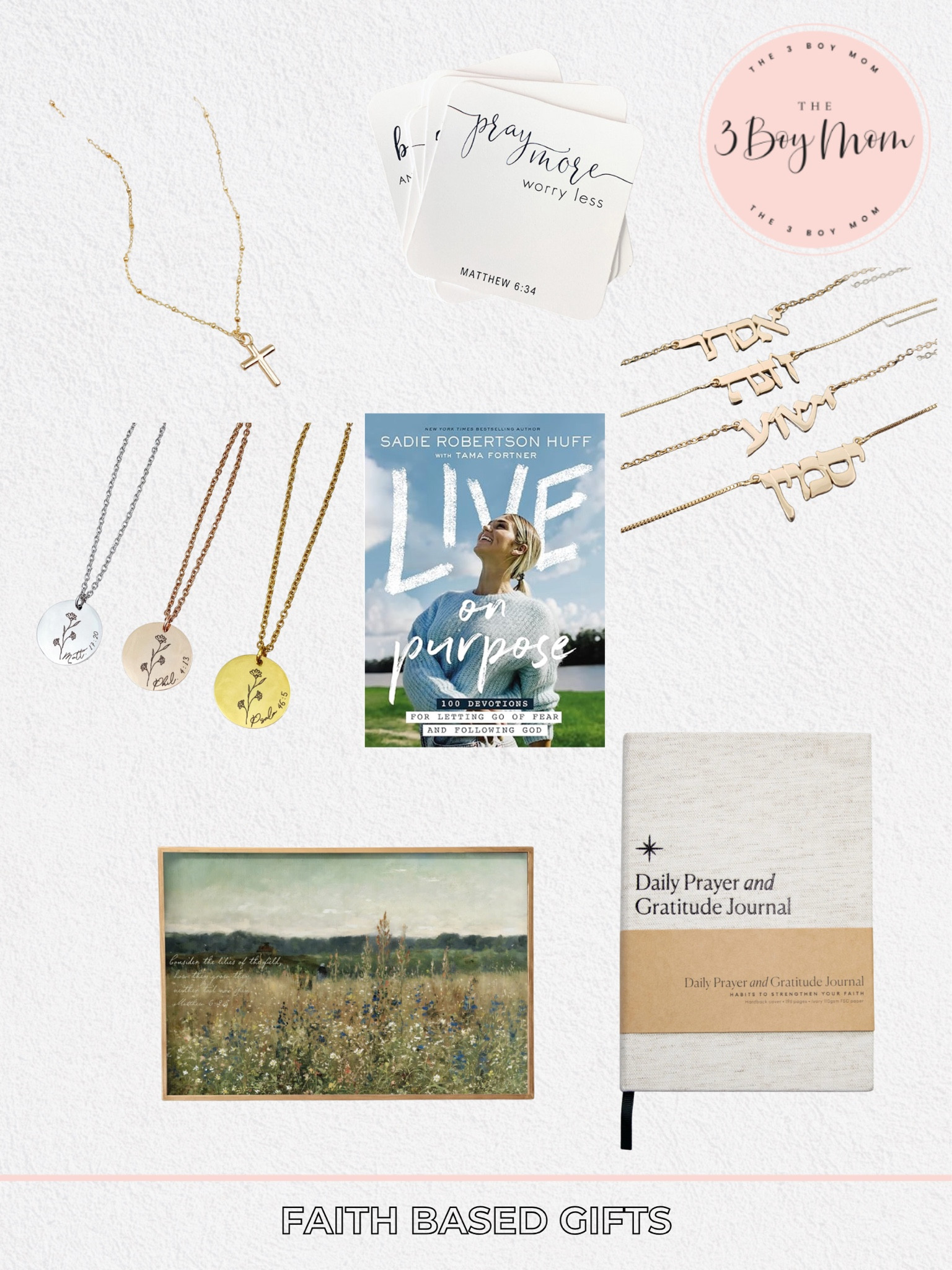 Faith based gifts

gift guides, holiday, holiday gift ideas for her, gift ideas for mom, gift ideas for mother in law, gift ideas for sister, gift ideas for best friend, gift ideas for, Faith Based Gifts, bible verse necklace, devotional, artwork, daily prayer and gratitude journal, prayer cards, cross necklace, gifts for the sunday school teacher, gifts for your friend

#LTKSeasonal #LTKGiftGuide #LTKHoliday