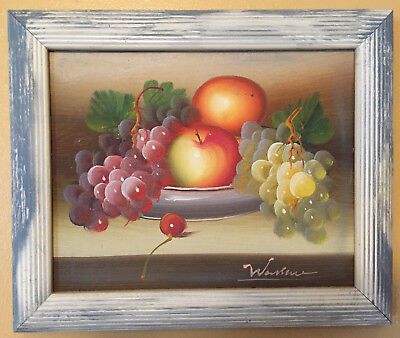 Vintage Original Still Life Artist Signed Fruit Oil Painting | eBay US