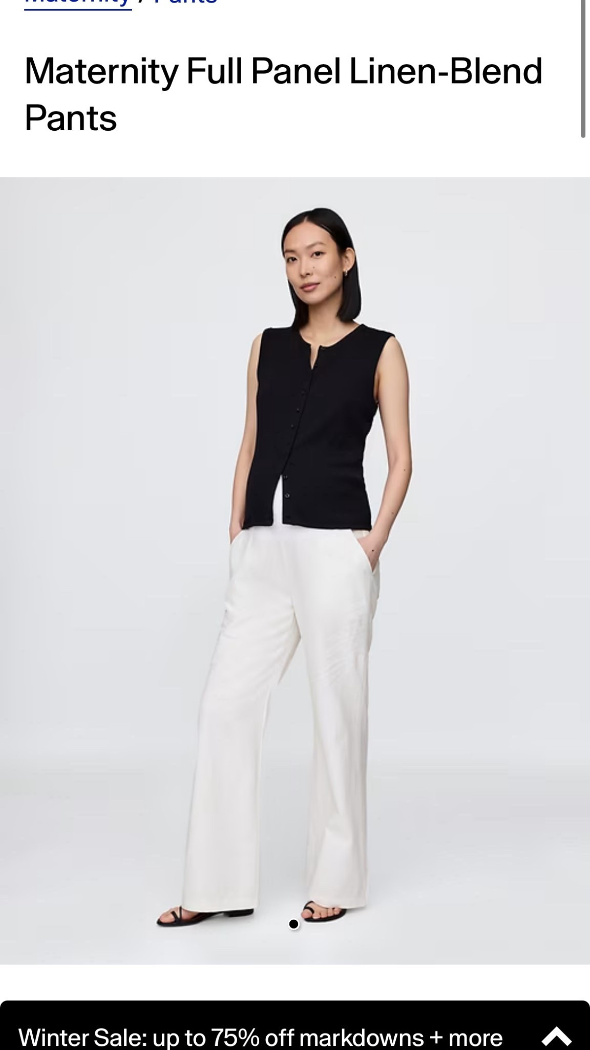 Gap maternity! 

#LTKsale #LTKcanada #LTKcurves