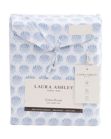 Cotton Scalloped Shell Sheet Set | TJ Maxx