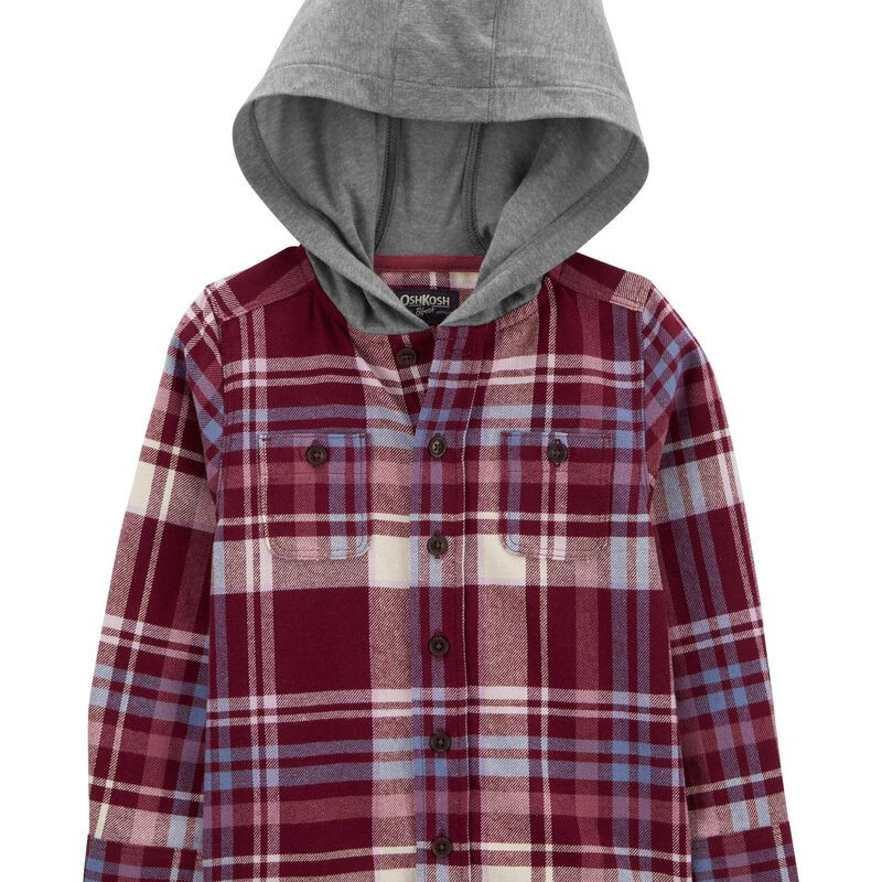 Baby Hooded Flannel Shirt | Carter's