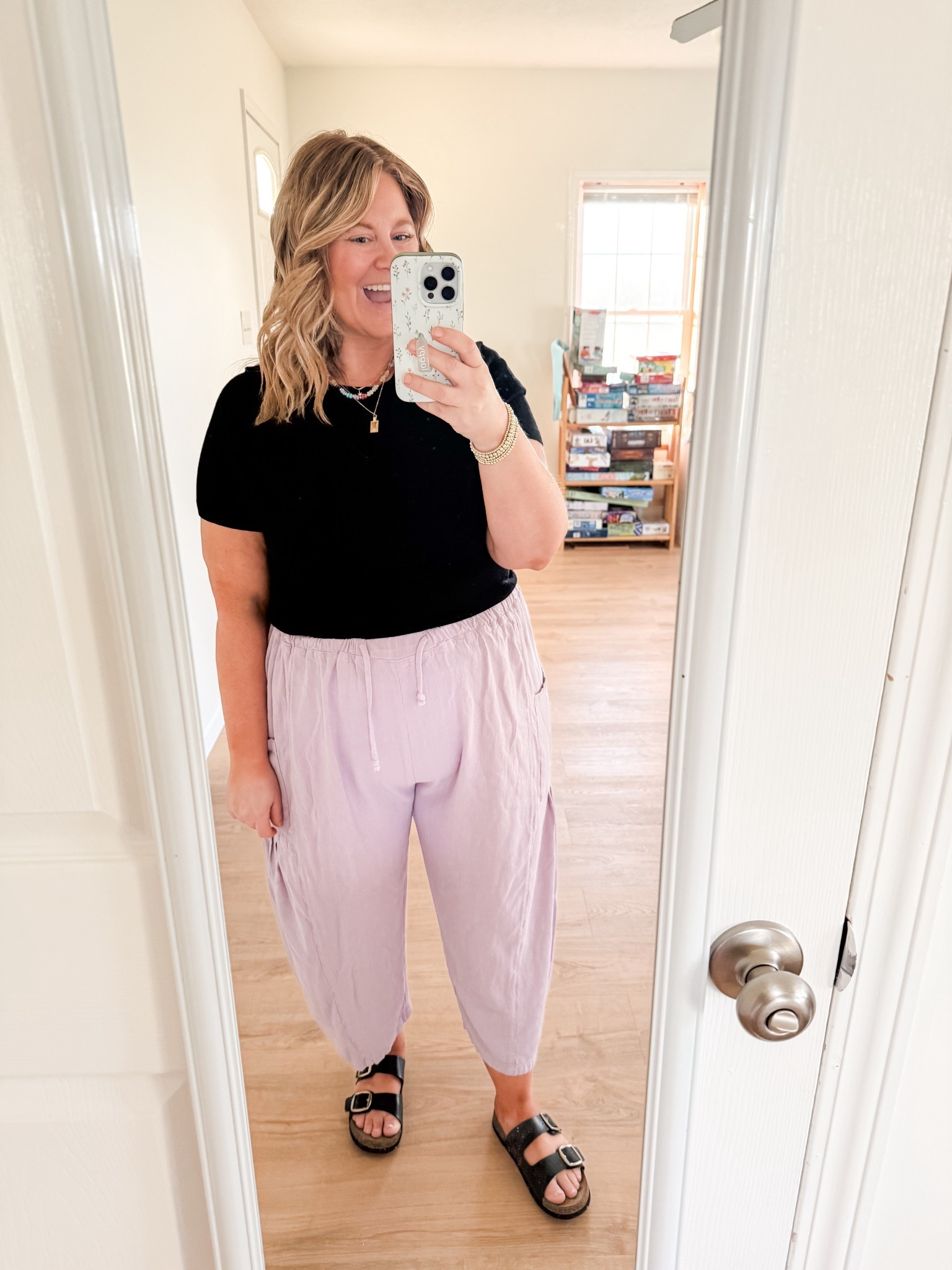 Teacher outfit / wearing an XL in my tee & a large in my pants 

#LTKMidsize #LTKWorkwear #LTKBump