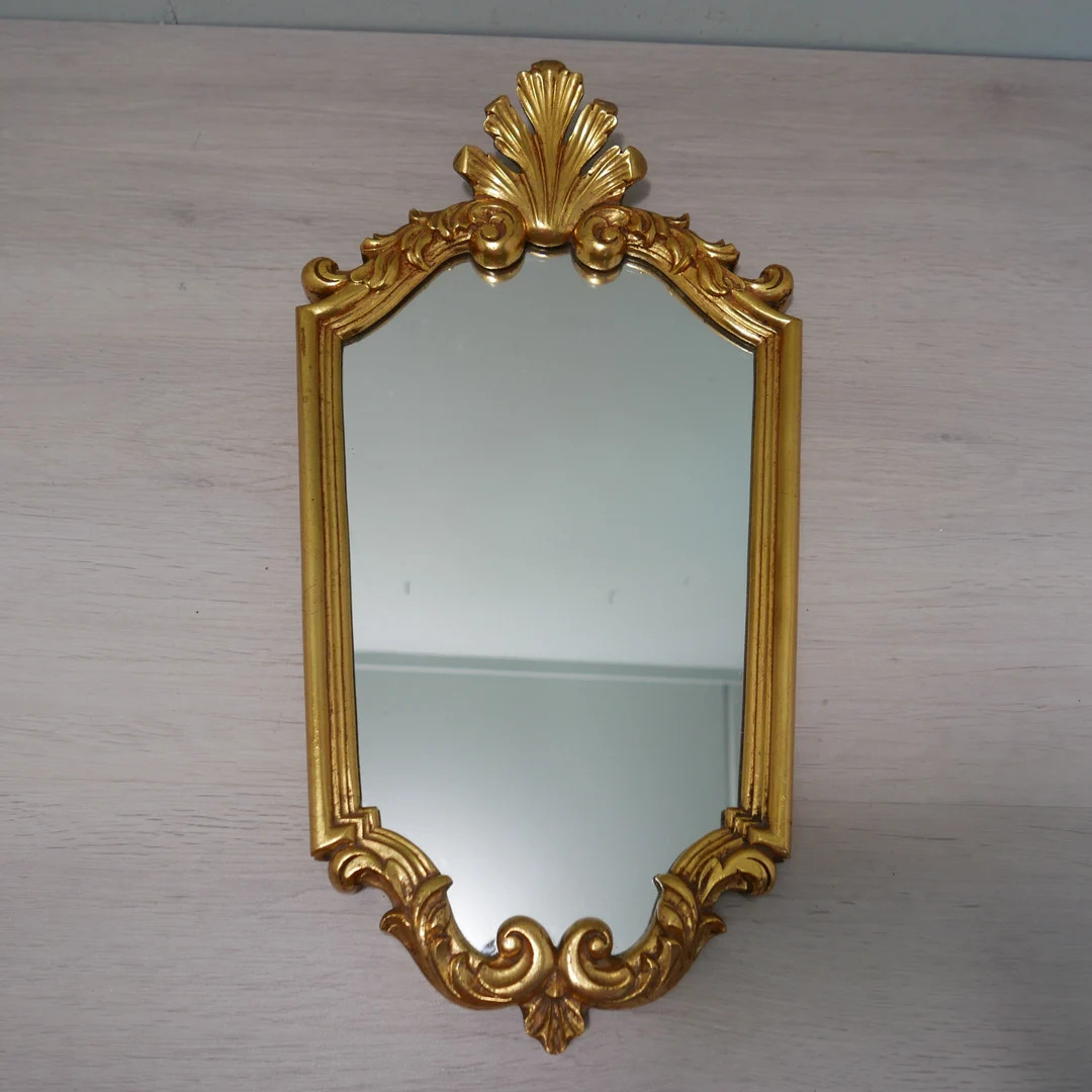 GERATAL - Vintage mirror with gilded frame - 1970s - Belgium | Etsy (AU)