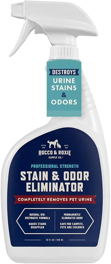 Rocco & Roxie Stain & Odor Eliminator for Strong Odor, 32oz Enzyme Pet Odor Eliminator for Home, ... | Amazon (US)