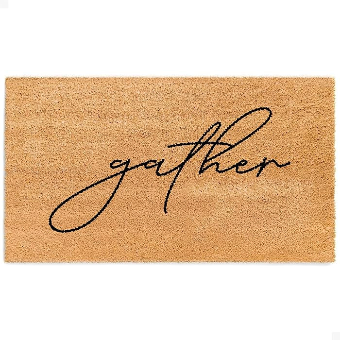 Door Mat - Welcome Mat for Front Door with Non-Slip Backing - Durable Coir Doormat - Perfect for ... | Amazon (US)