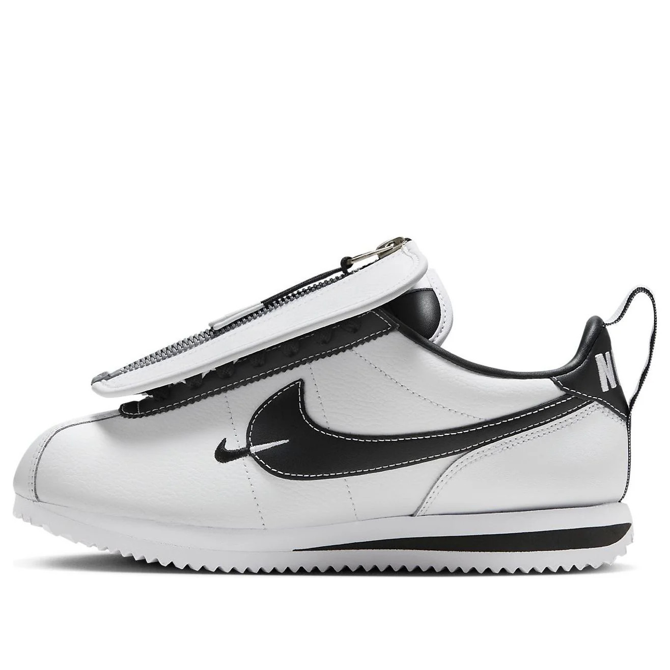 (WMNS) Nike Cortez 'Yin and Yang Shroud White Black' FJ7870-101 | KICKS CREW